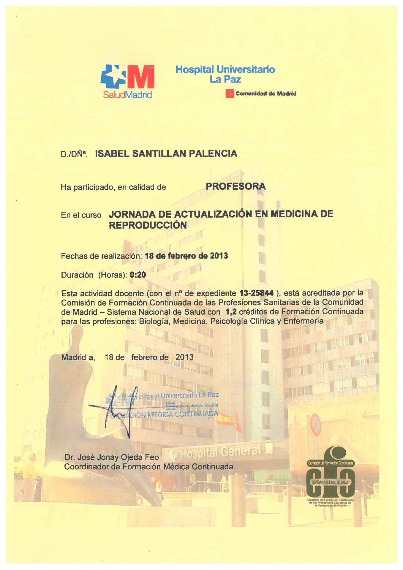 1.6.1 Docencia y Ponencias