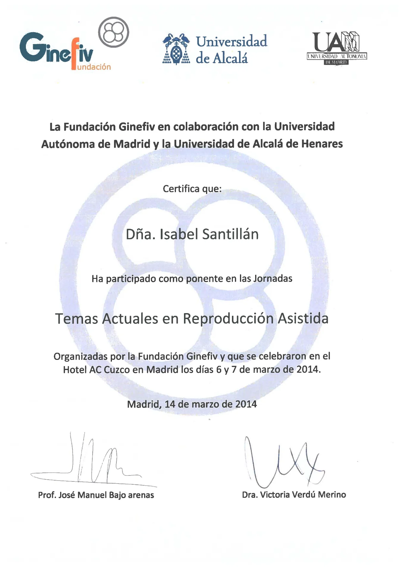 1.6.2. CV Ponencias y Docencia