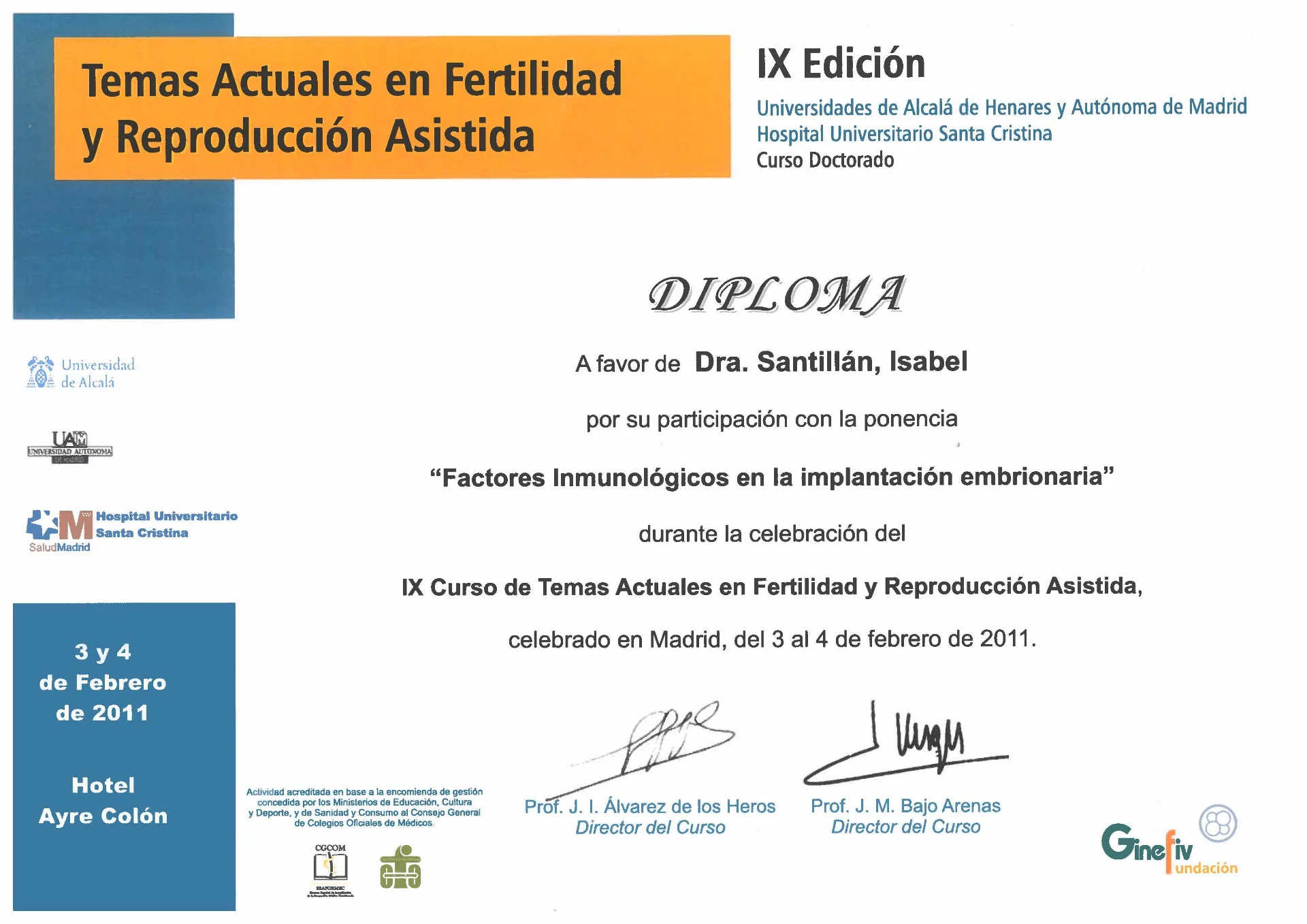 1.6.7. Docencia y Ponencias